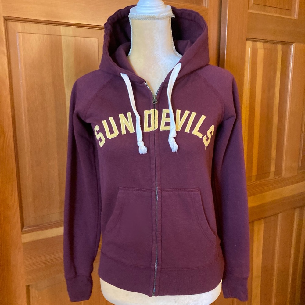 New, Women’s ASU Zip Up Hoodie. XS